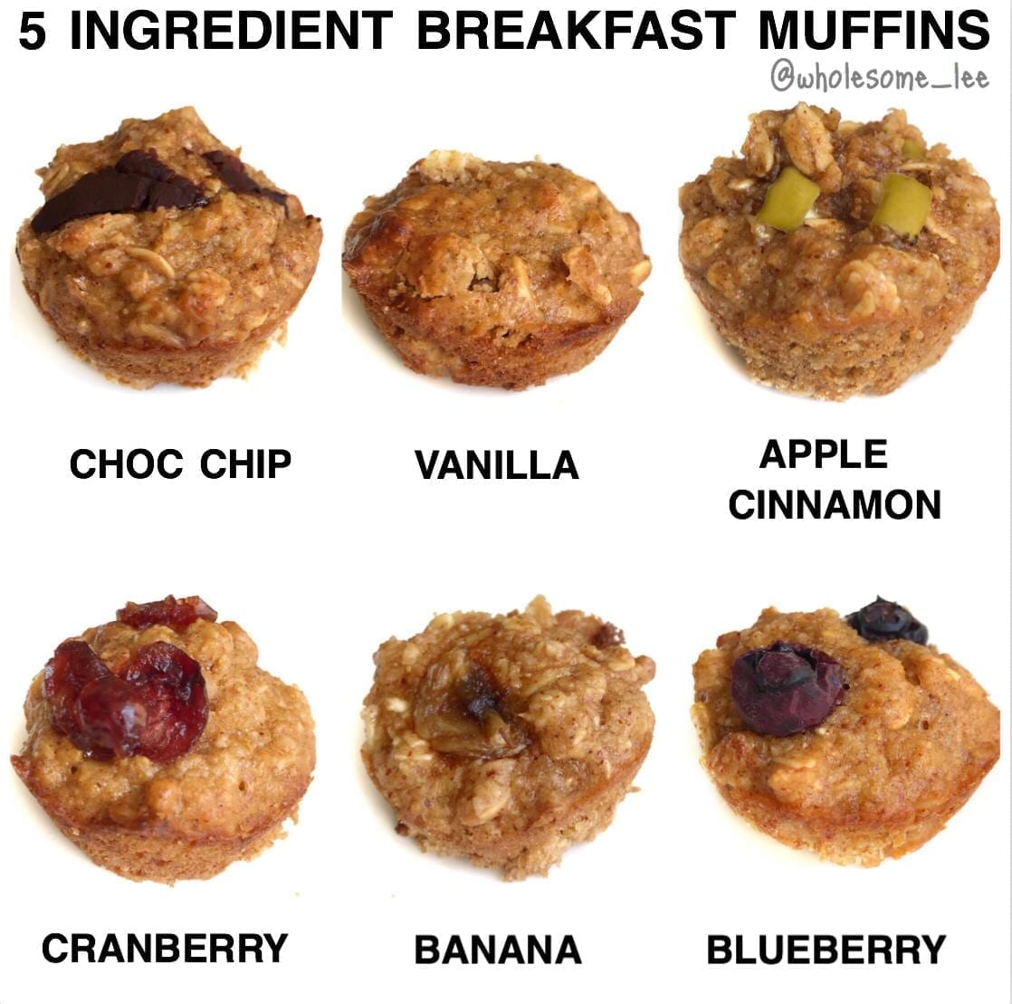 5 Ingredient Breakfast Muffins