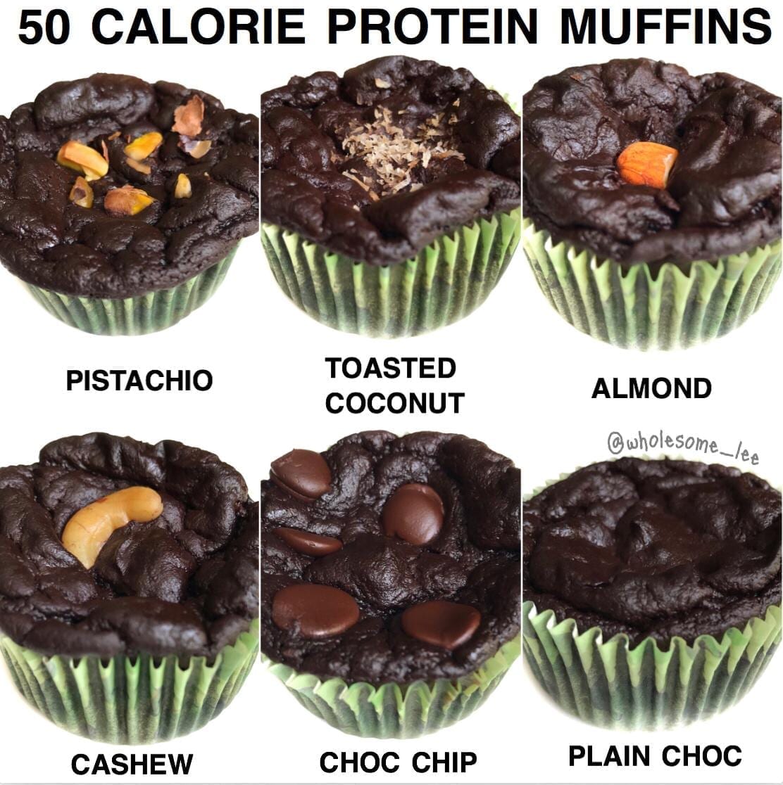 50 Calorie Protein Muffins