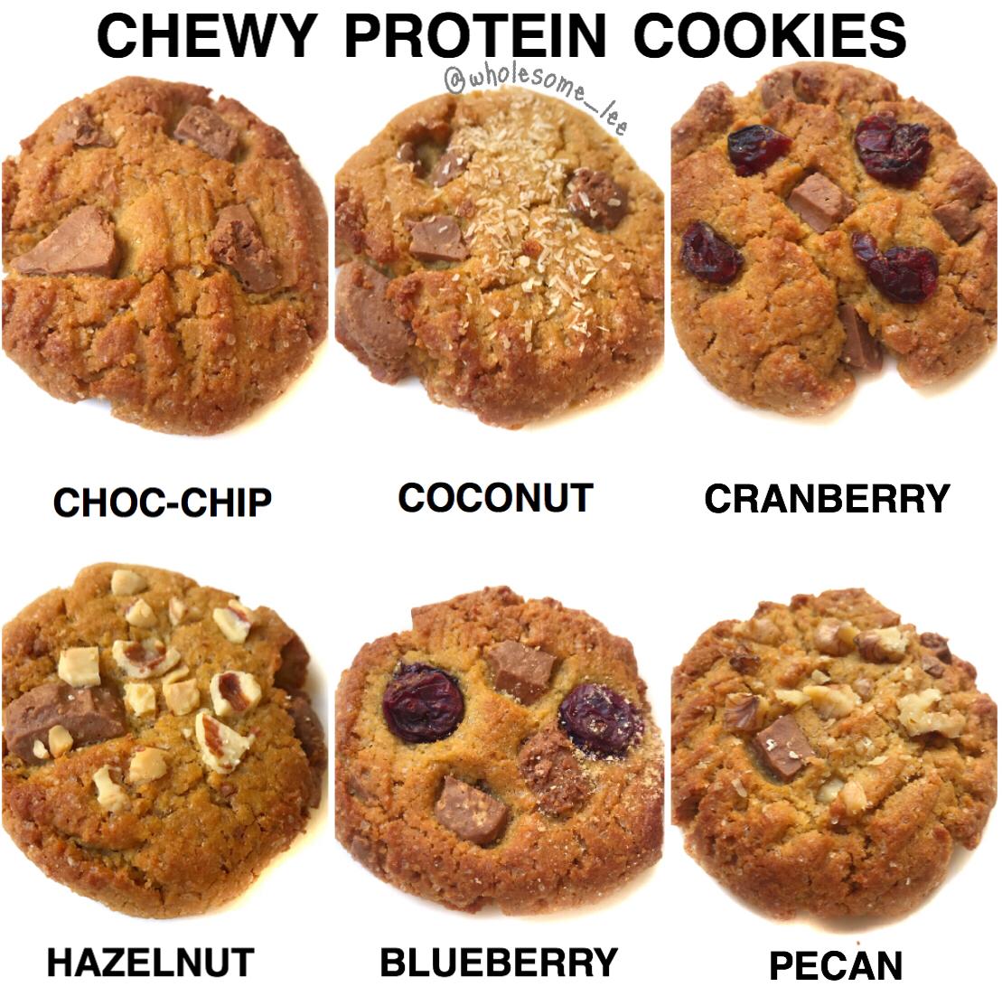 Chewy Protein Cookies