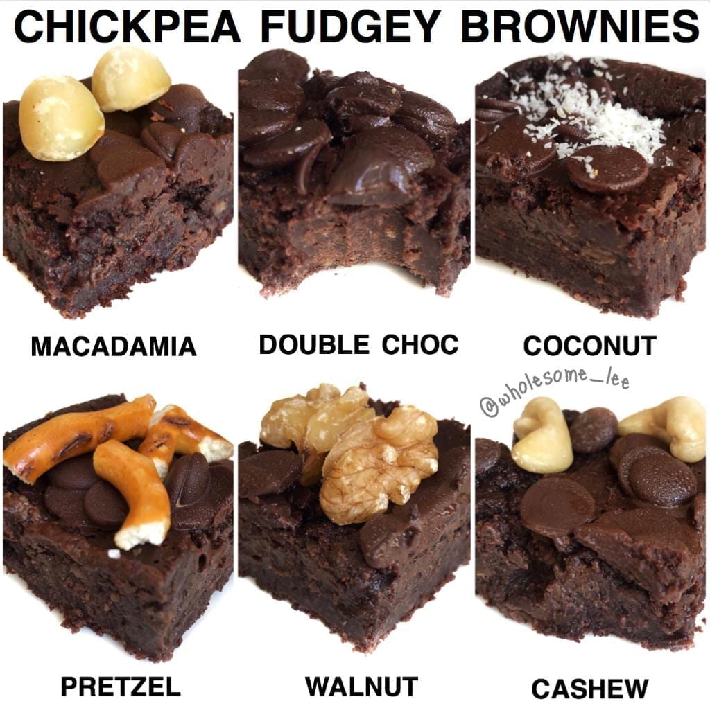 Chickpea Fudgey Brownies