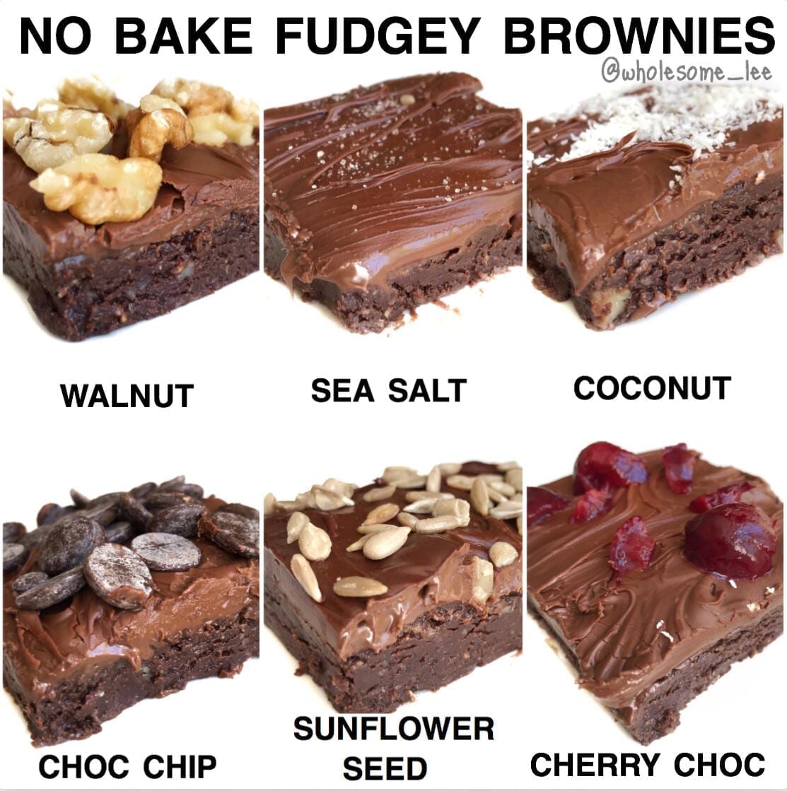 No Bake Fudgey Brownies