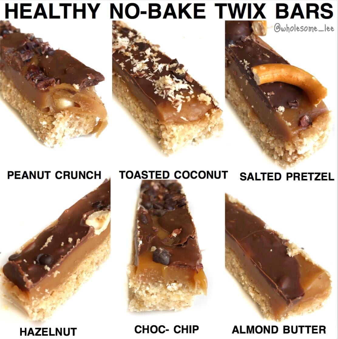 No Bake Twix Bars