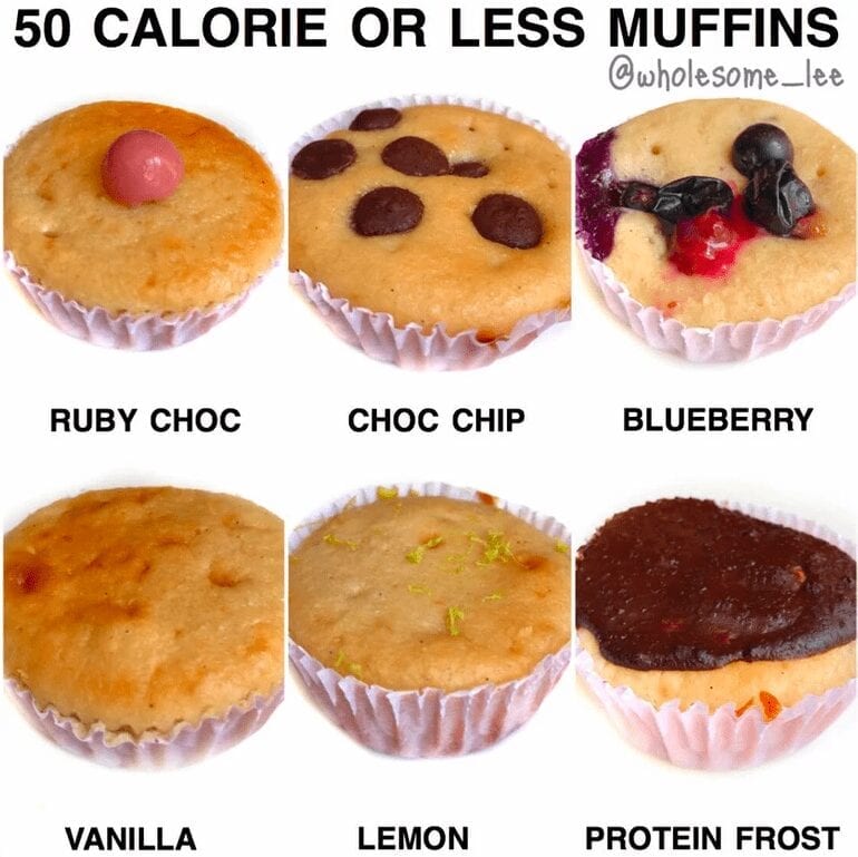 Low Calorie Vanilla Muffins