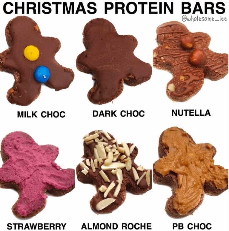 Christmas Protein Bars