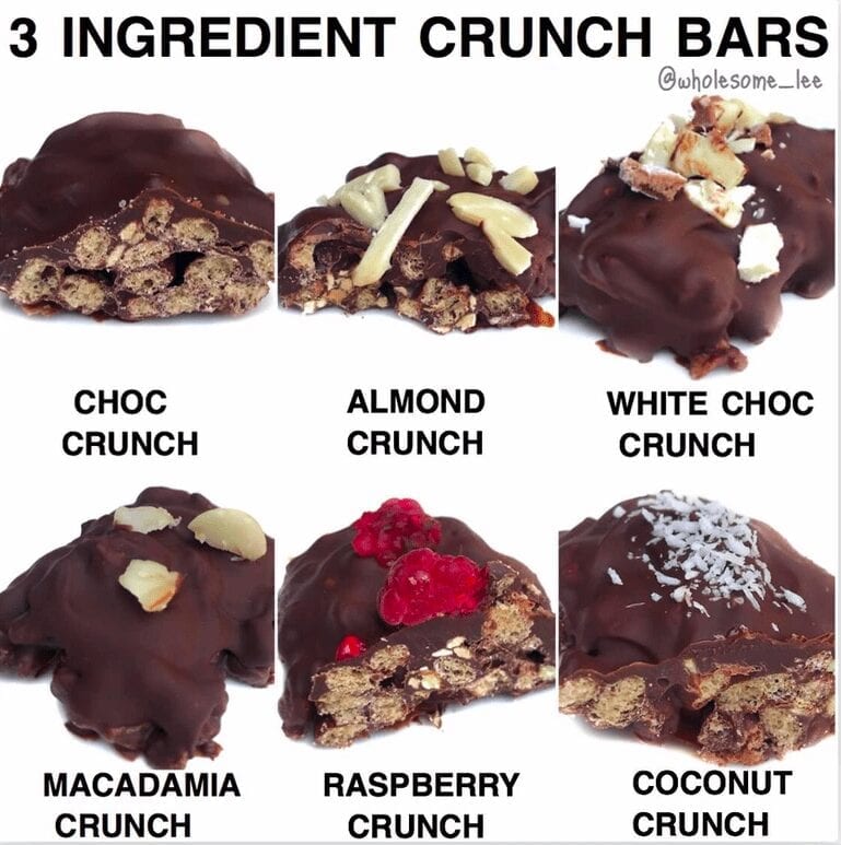 3 Ingredient Crunch Bars