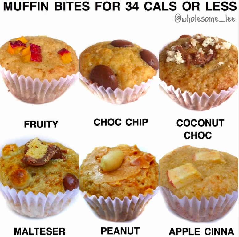 Low Calorie Muffin Bites