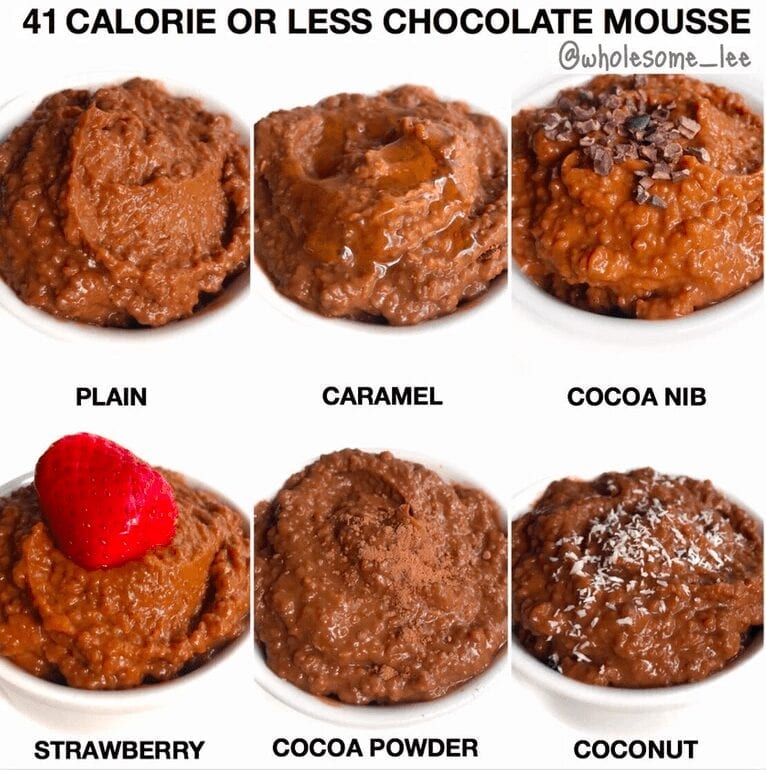 Low Calorie Chocolate Mousse