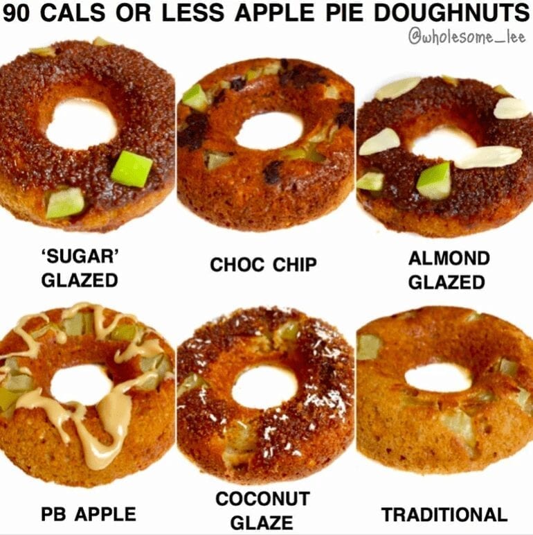 Healthy Apple Pie Doughnuts