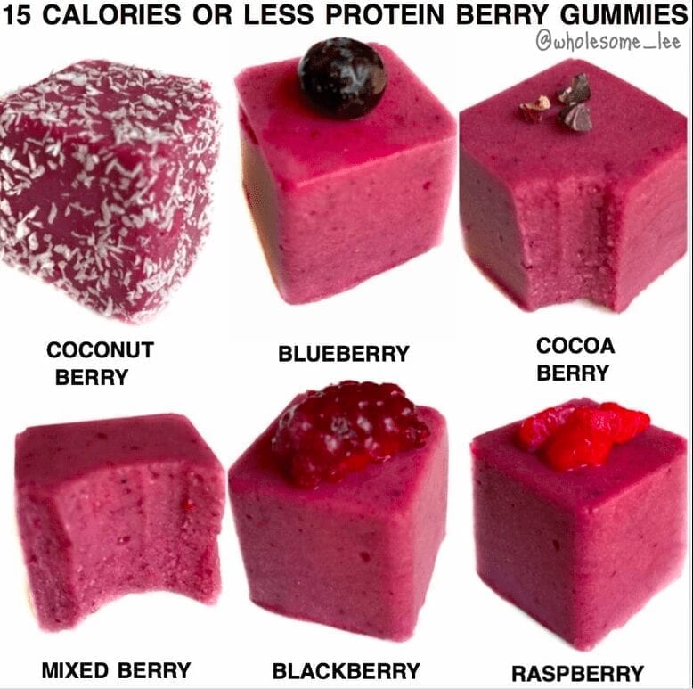 15 Calories or Less Protein Berry Gummies