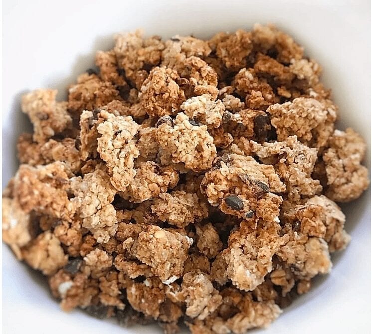 Homemade Oil-Free Chocolate Chip Granola Clusters