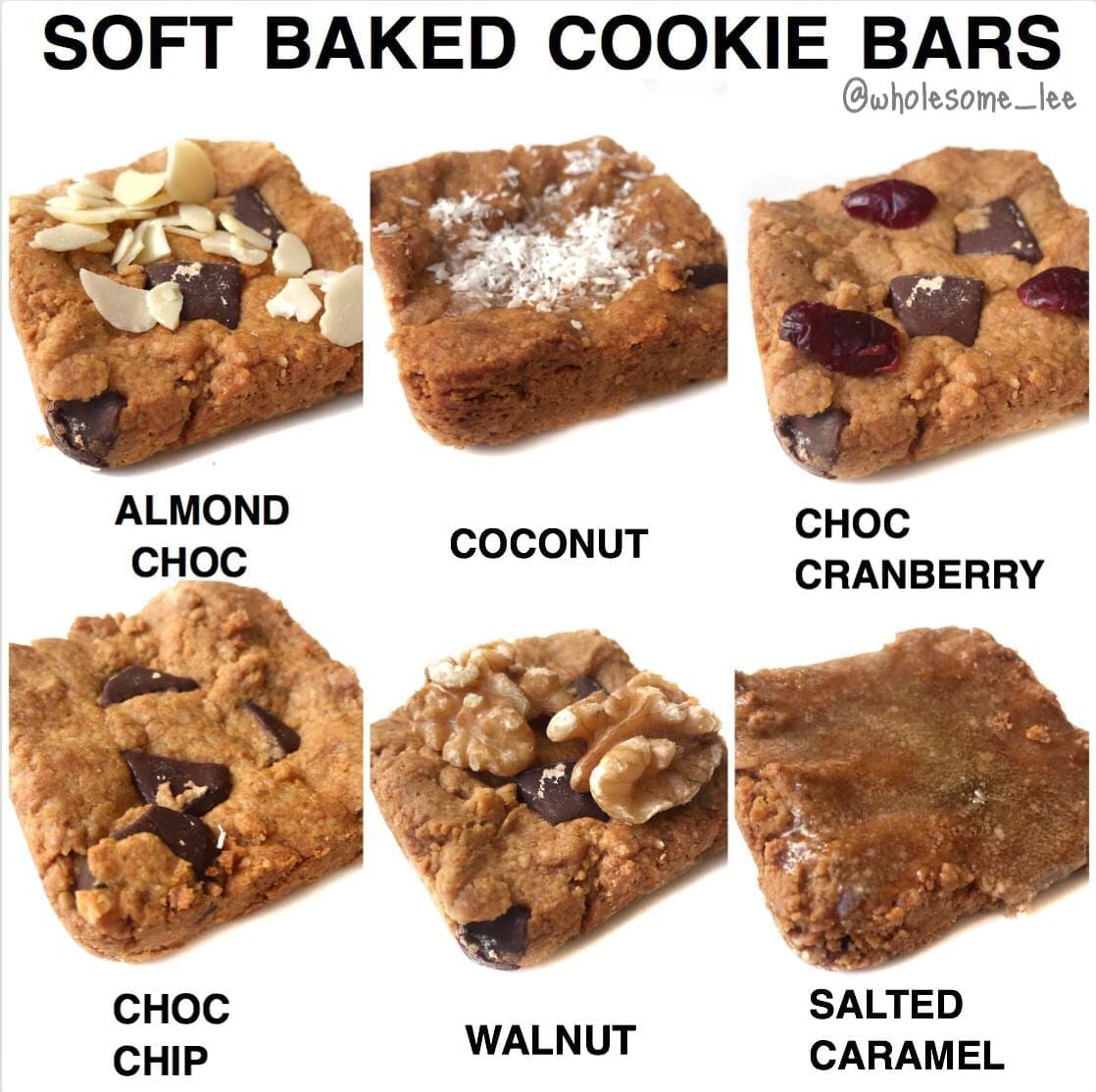 Soft Baked Cookie Bars