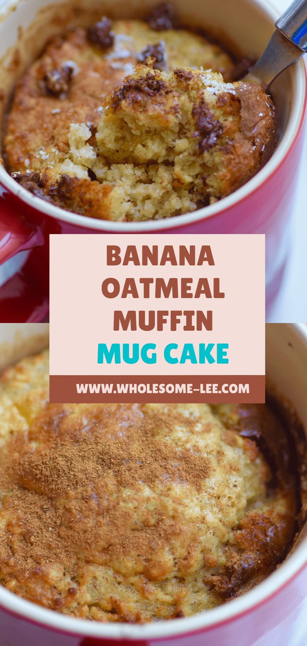 Banana Oatmeal Muffin Mug Cake