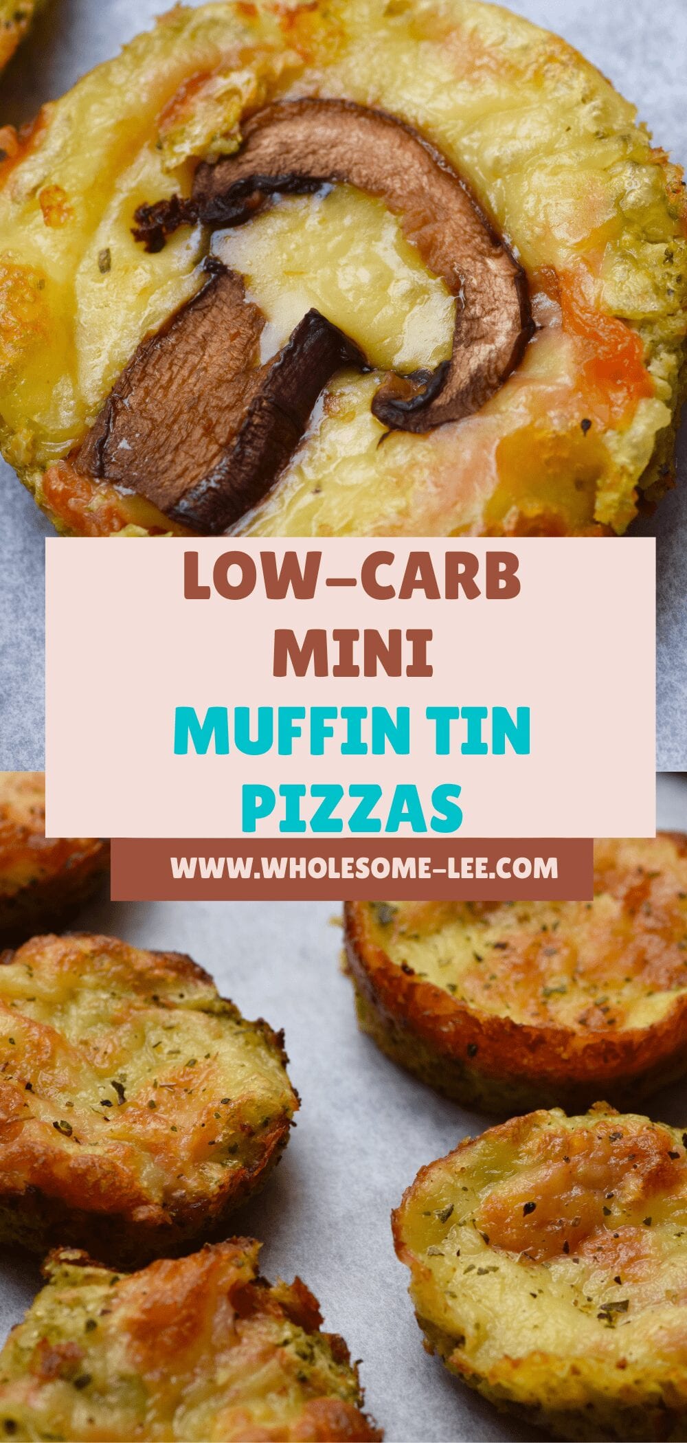 Low carb mini muffin tin pizzas