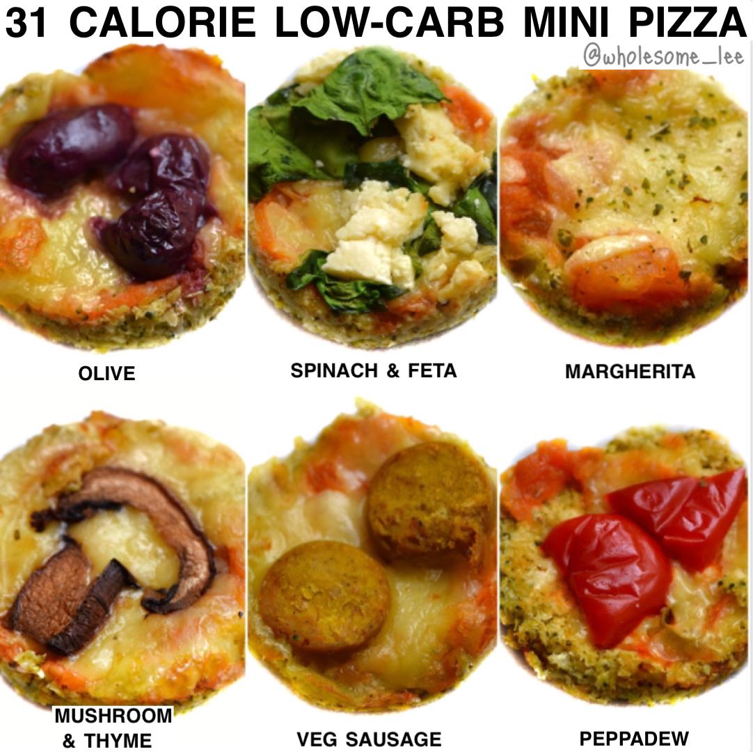Low Carb Mini Cauliflower Pizza