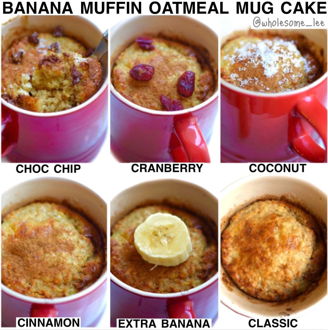 Single Serving Banana Oatmeal Muffin