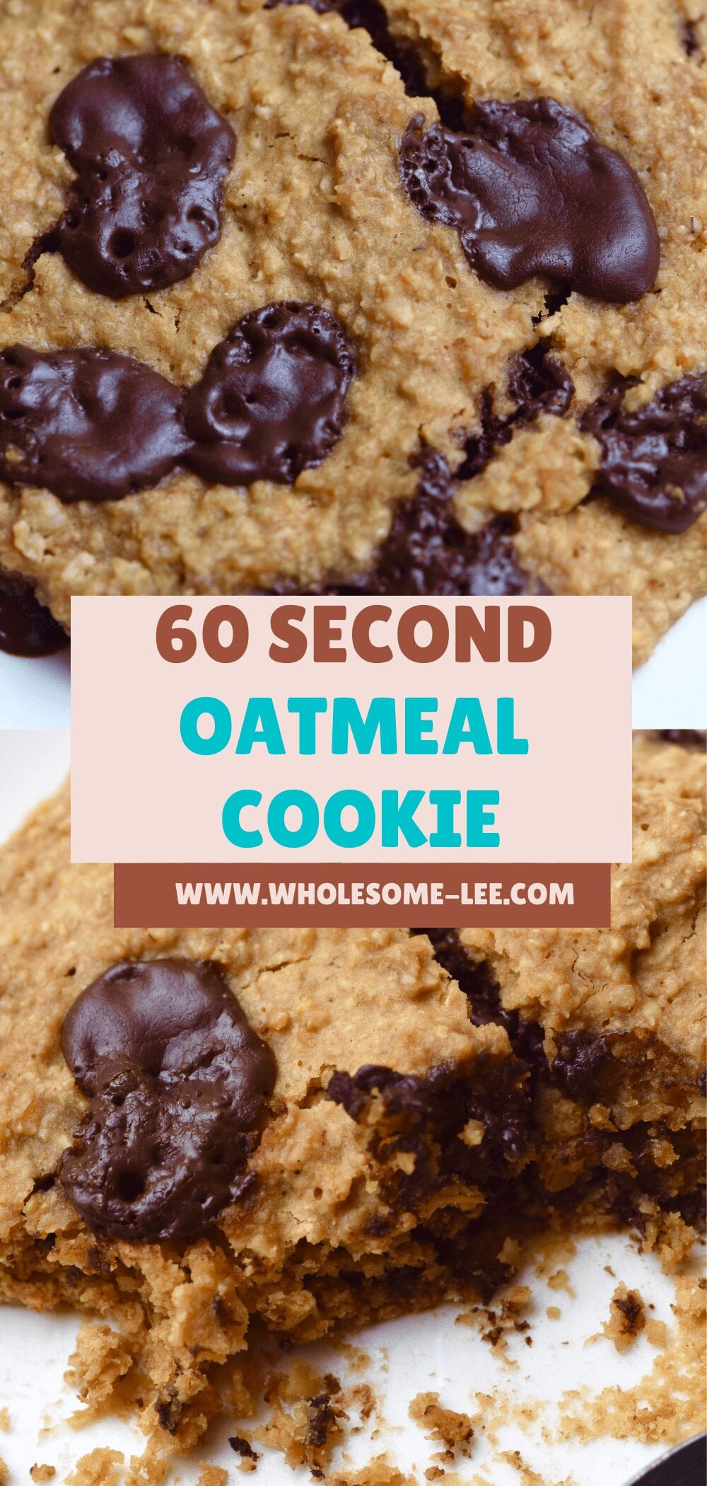 60 second oatmeal cookie