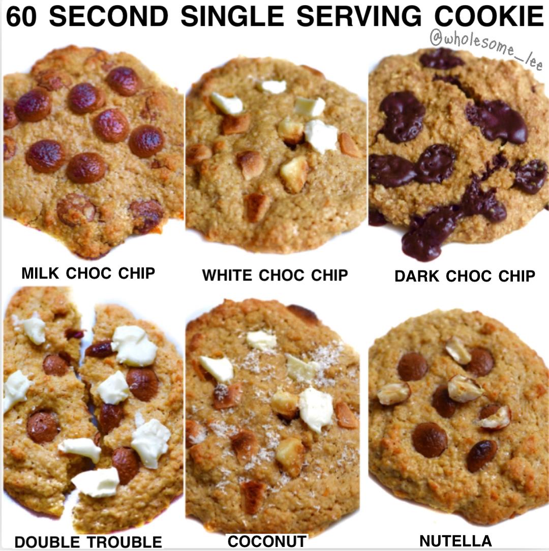 60 Second Single Serving Oatmeal Cookie