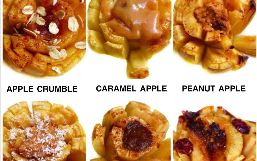 Blooming Flower Caramel Apples