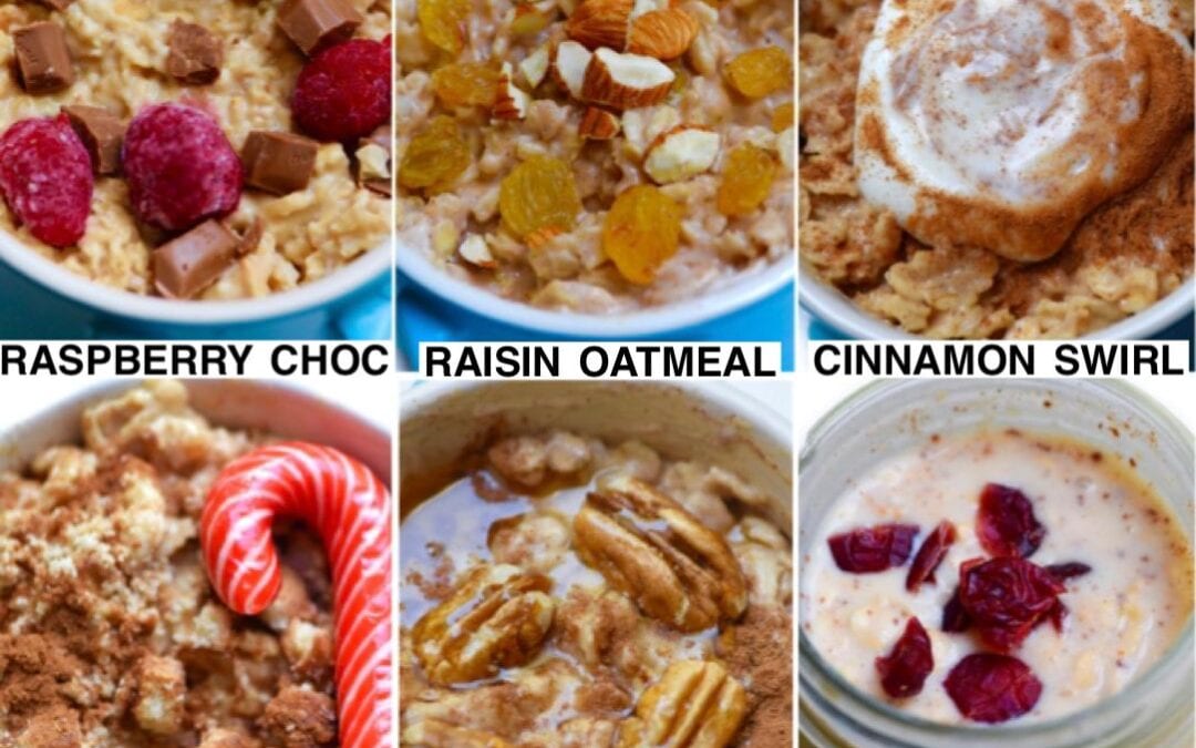 Overnight Oats- 6 Flavors For Christmas