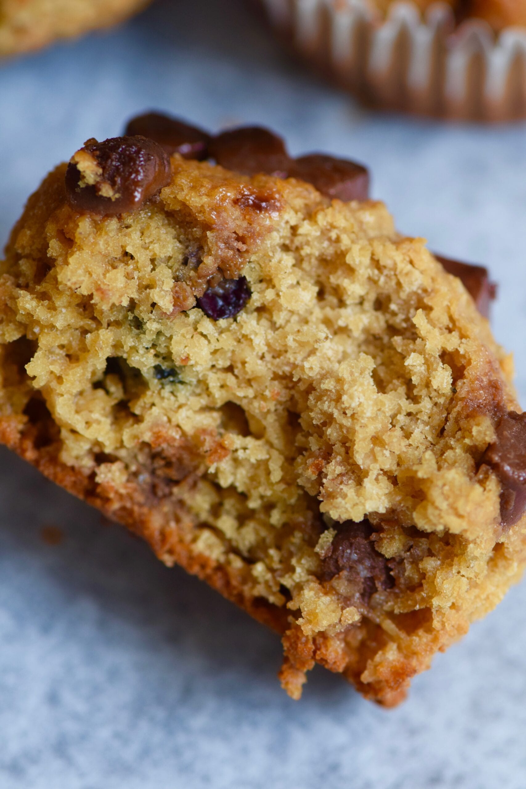 Choc-chip Oatmeal breakfast muffins