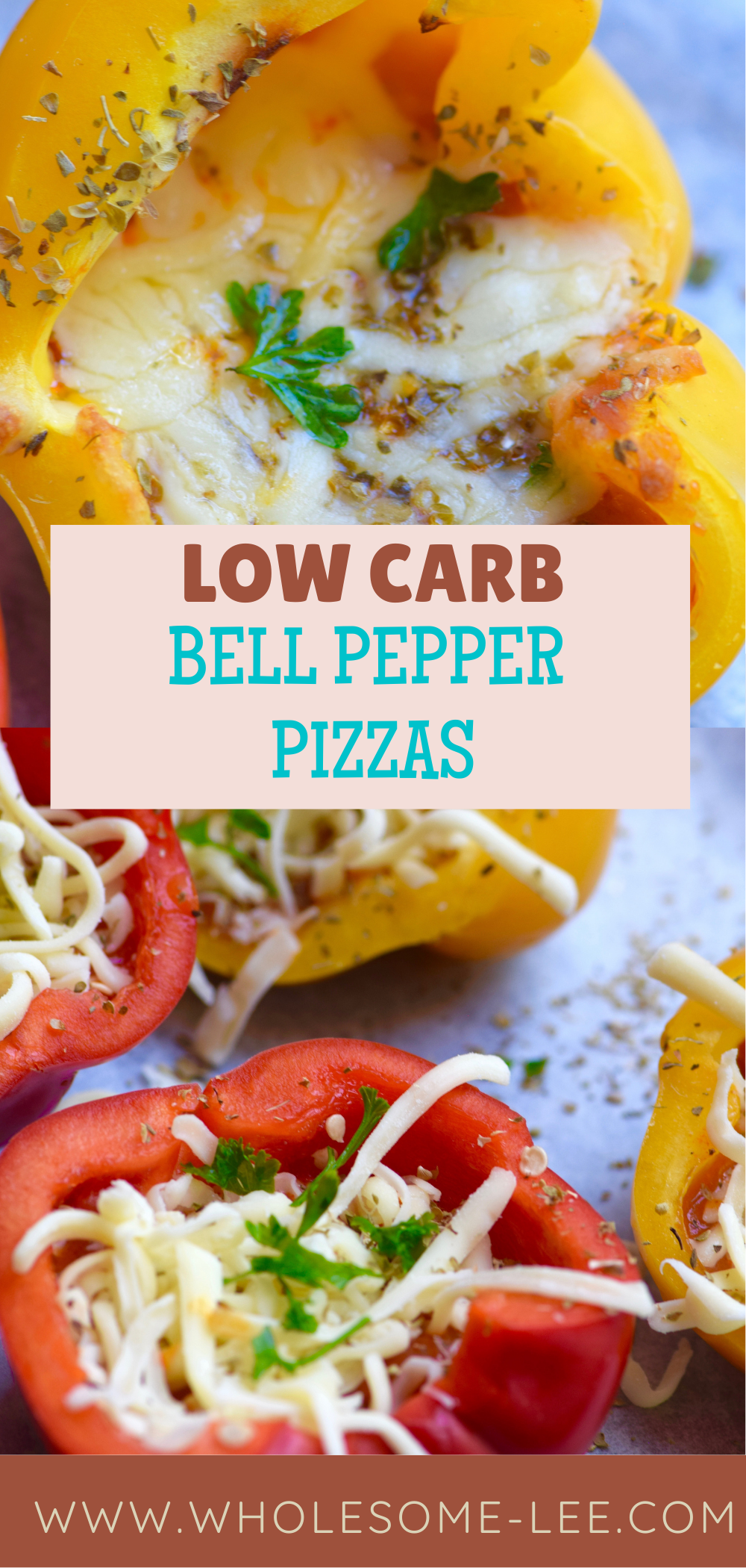 Bell Pepper Pizzas- Eat More For Less - Wholesome Lee