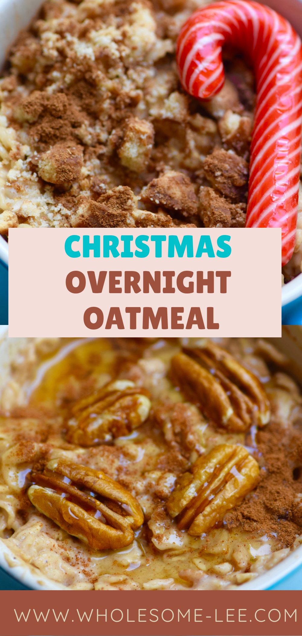 Christmas overnight oatmeal