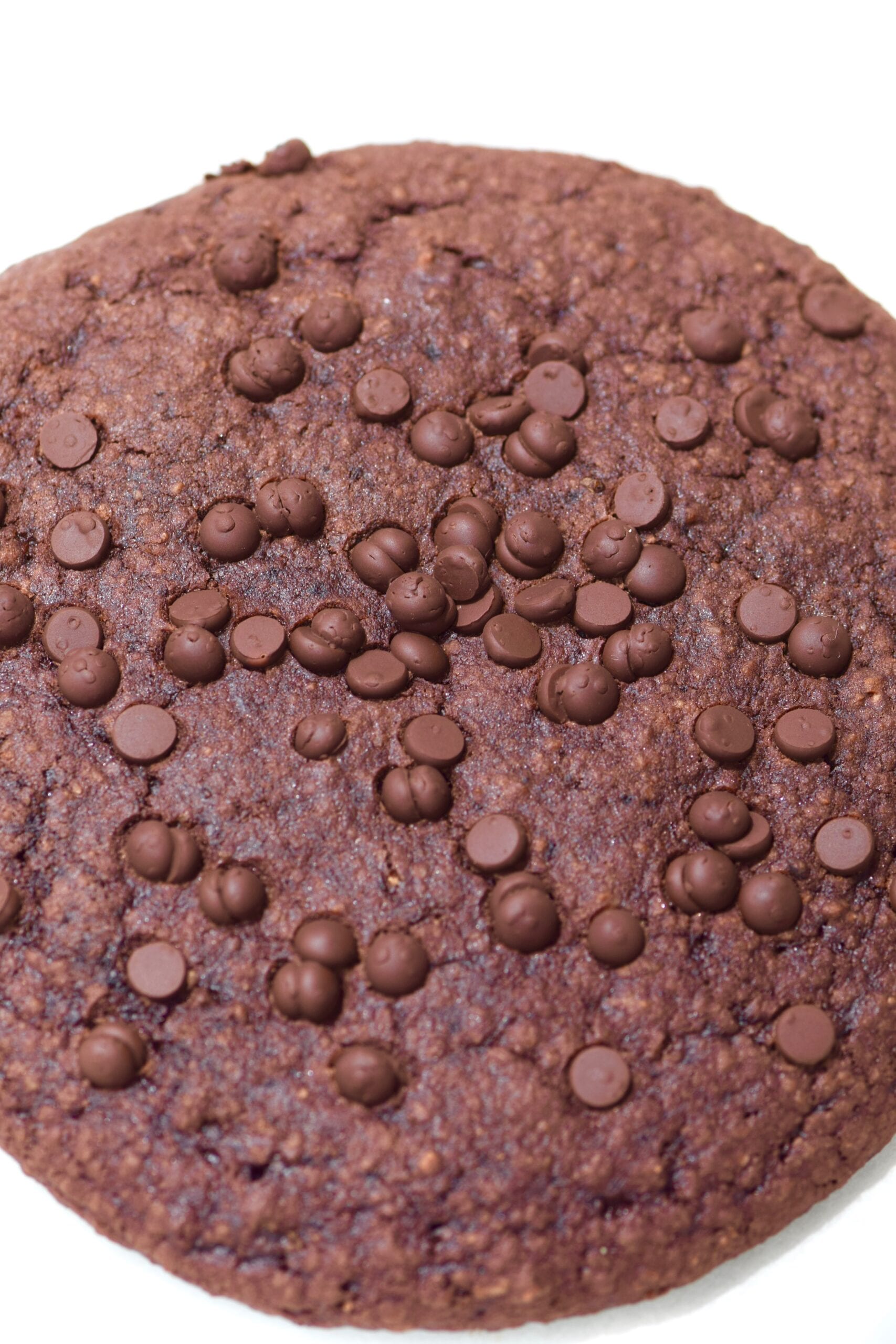 Double chocolate single serving brownie cookie