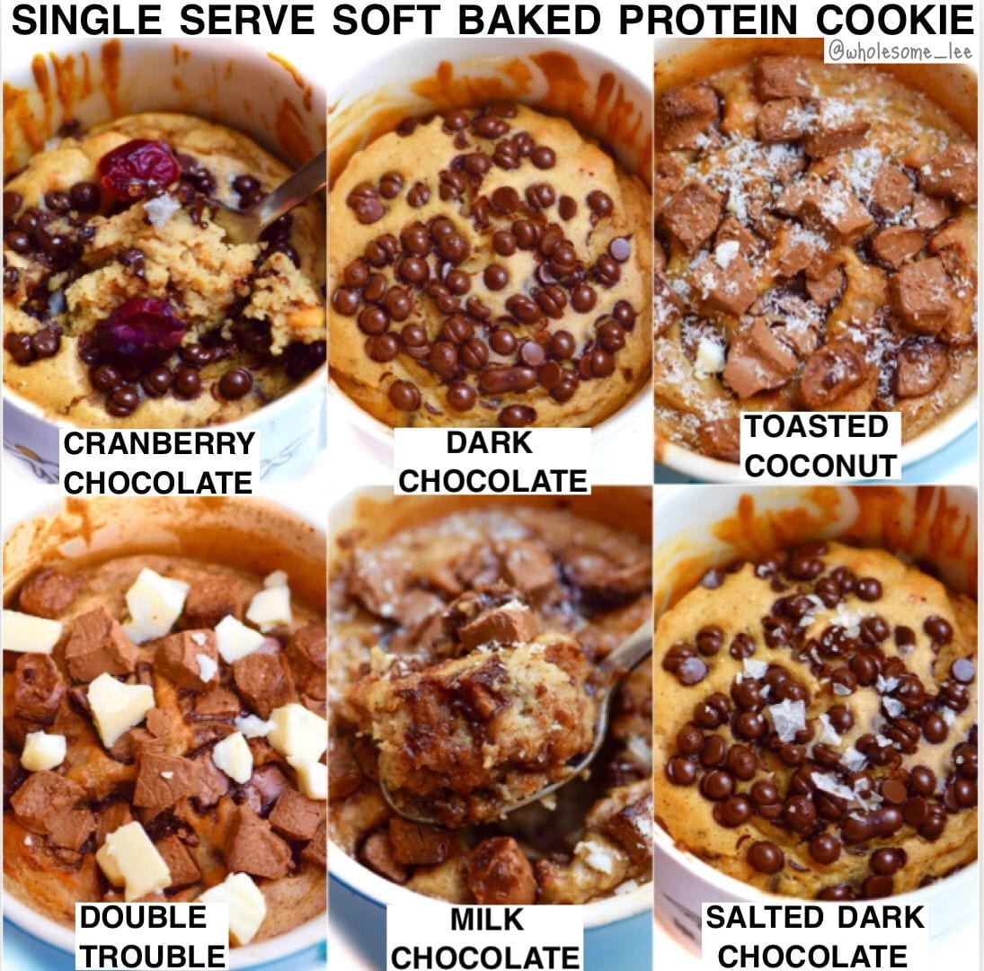 Single Serving Soft Baked Protein Cookie Recipe