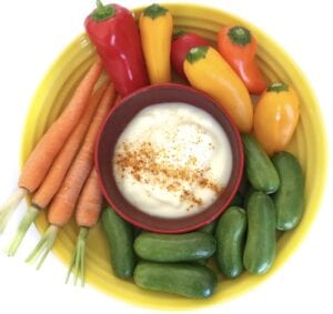 Vegetables and dips