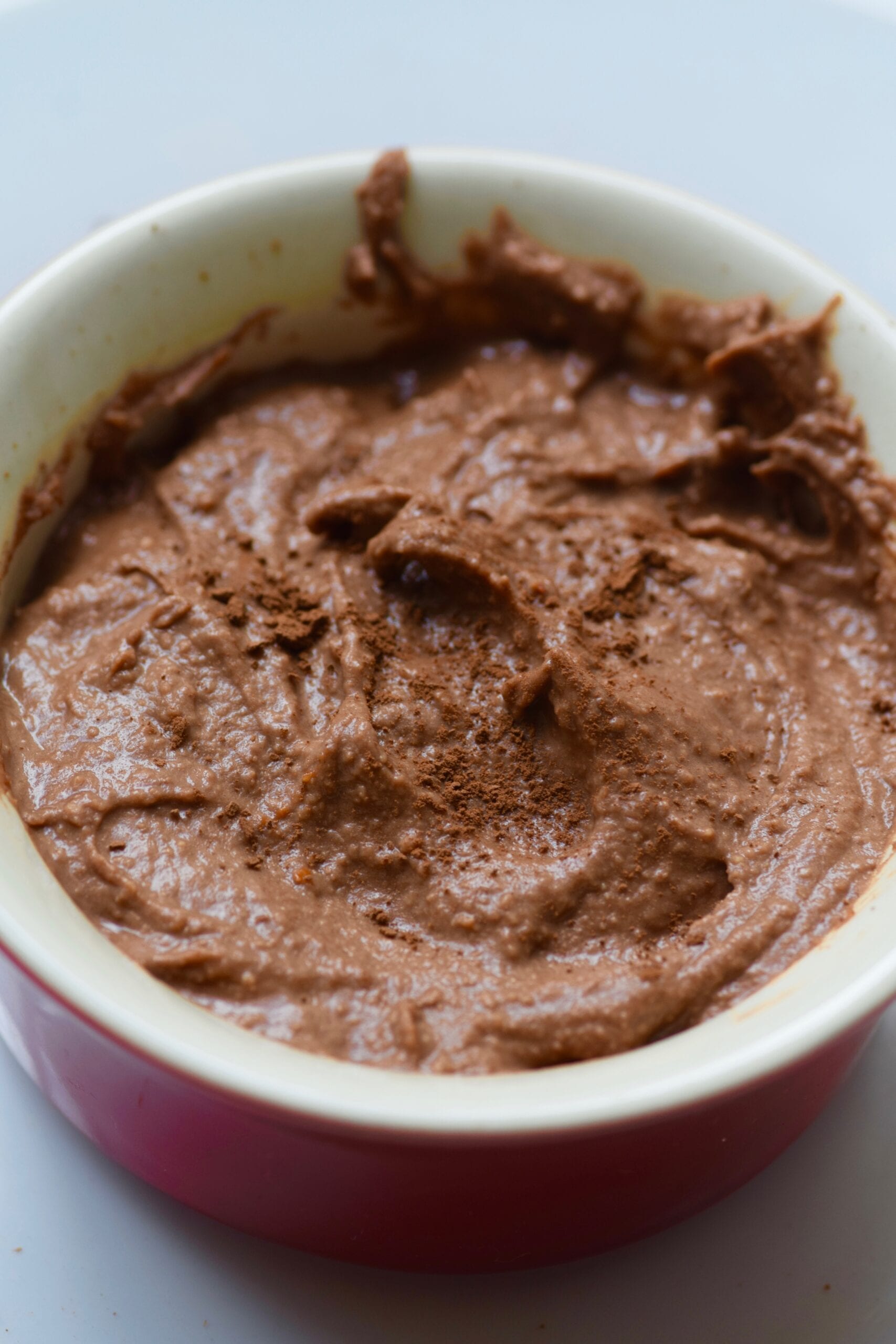 Edible protein brownie batter