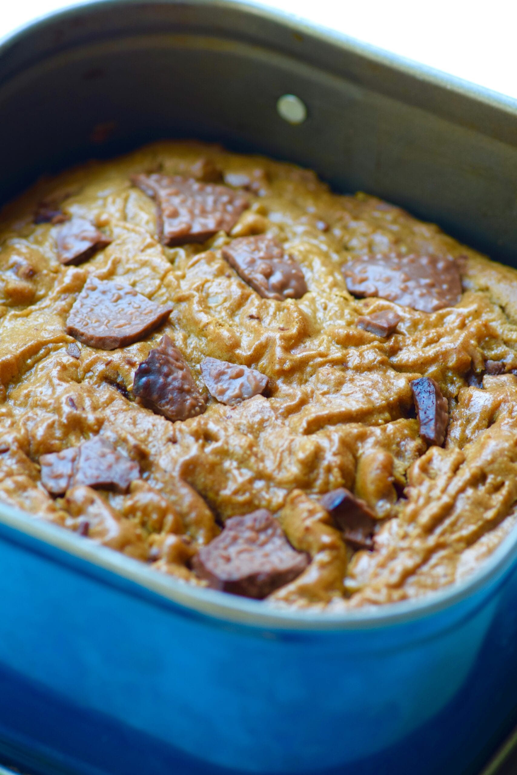 Low carb cookie dough protein bread straight out the oven 