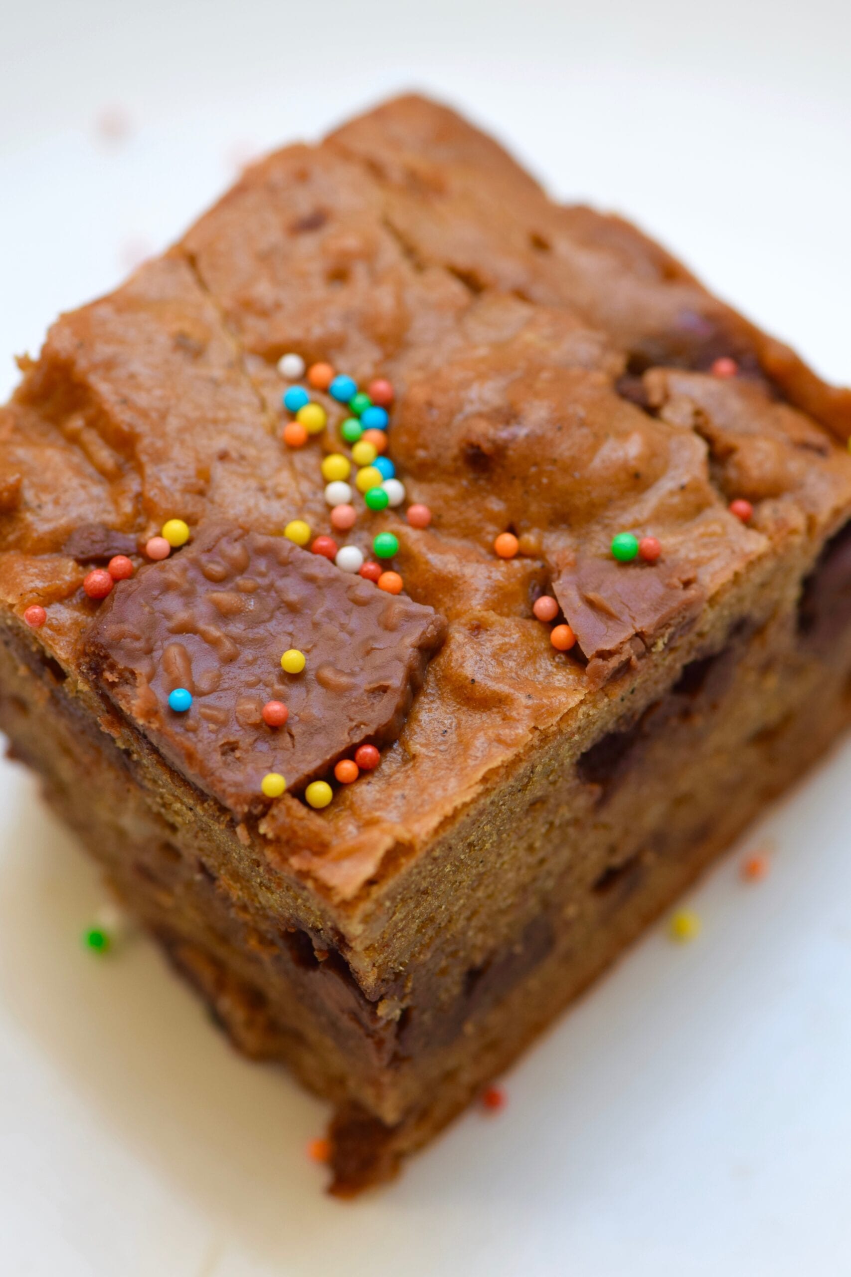 Low Carb Protein Cookie Dough Bread  with sprinkles