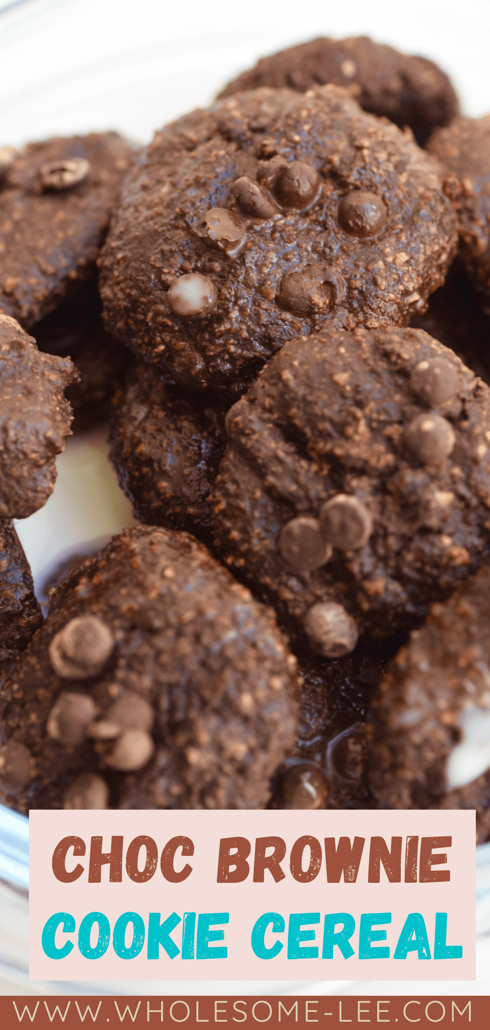 Chocolate brownie cookie cereal