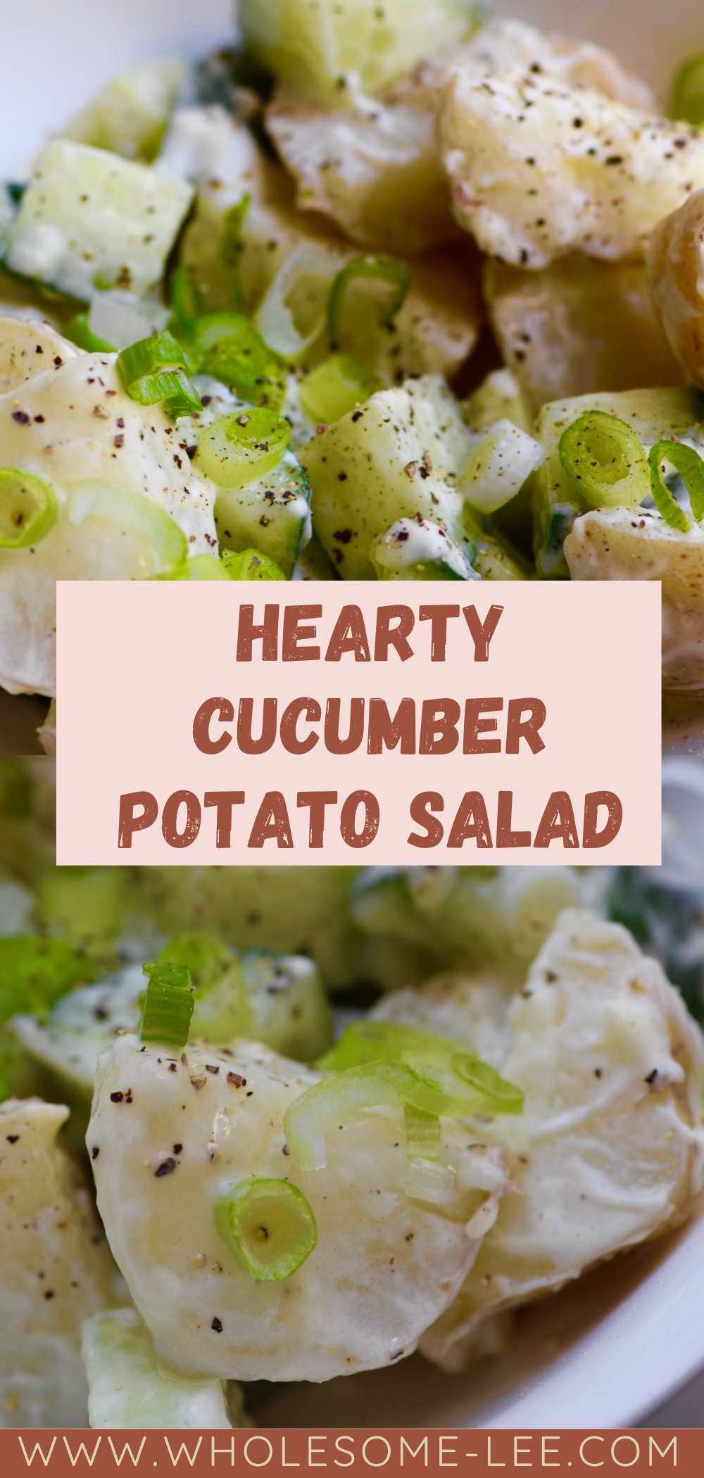 Hearty cucumber potato salad