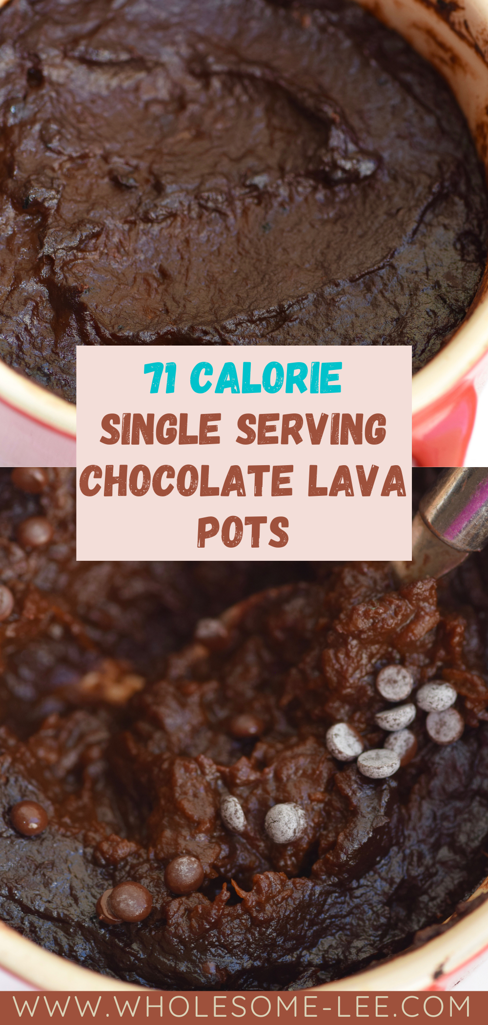 71 calorie single serving chocolate lava pots