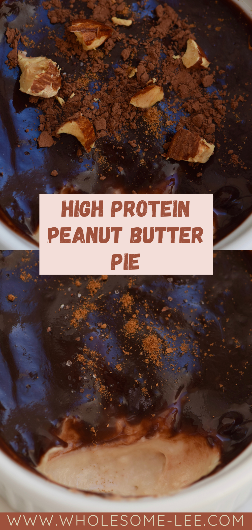 High protein peanut butter pie