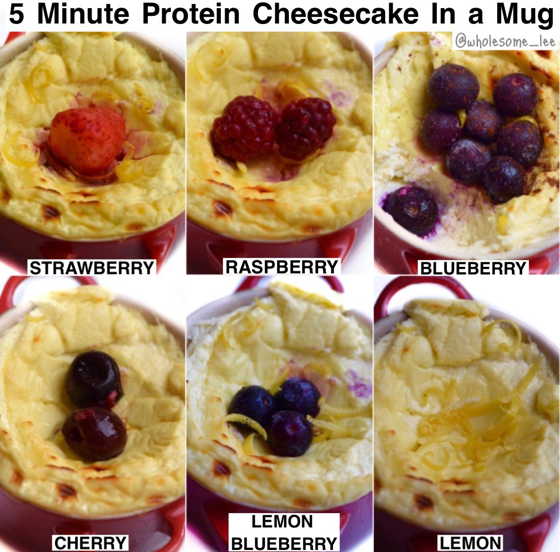 5 Minute Protein Cheesecake In a Mug