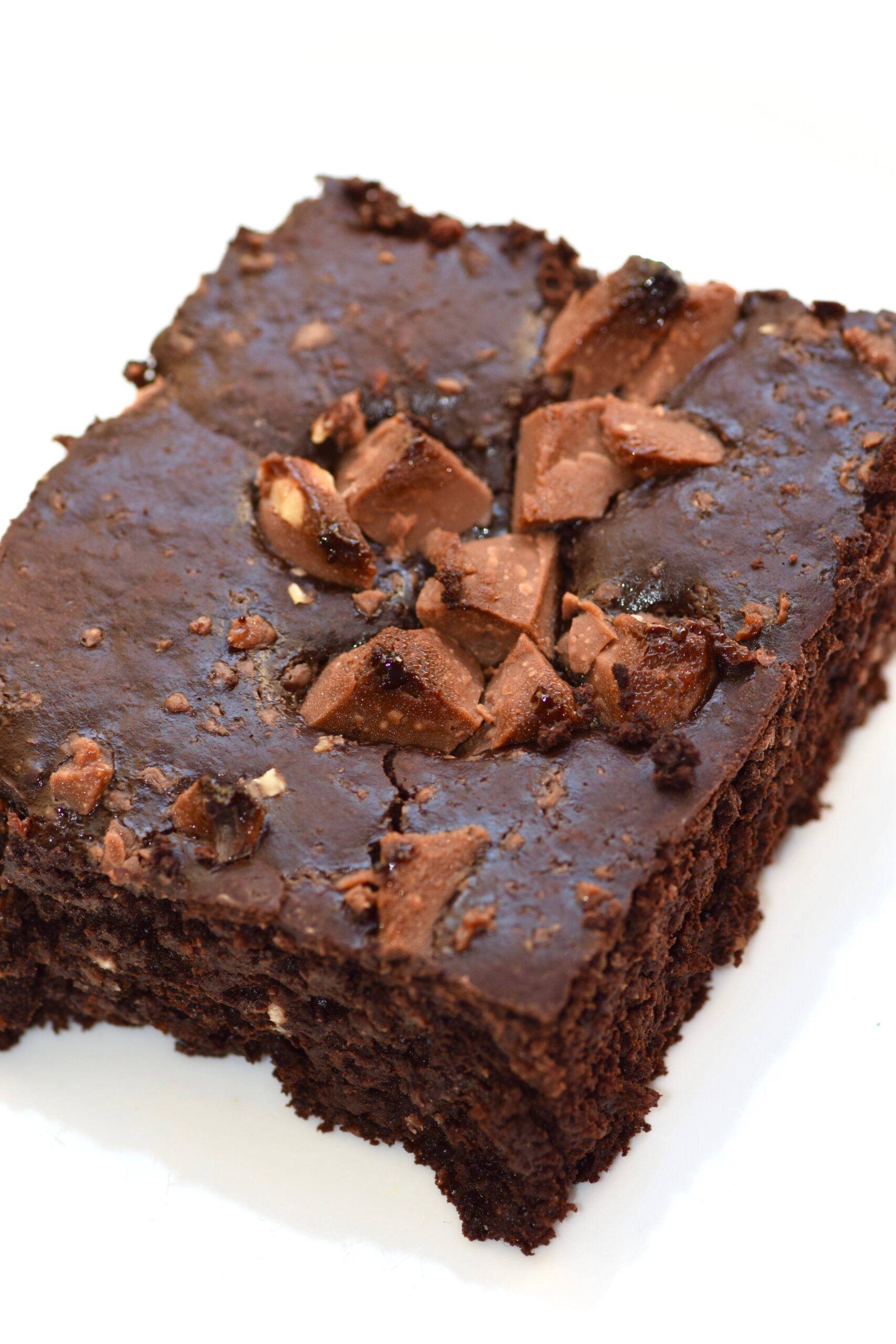 Healthy fudgy pumpkin brownies