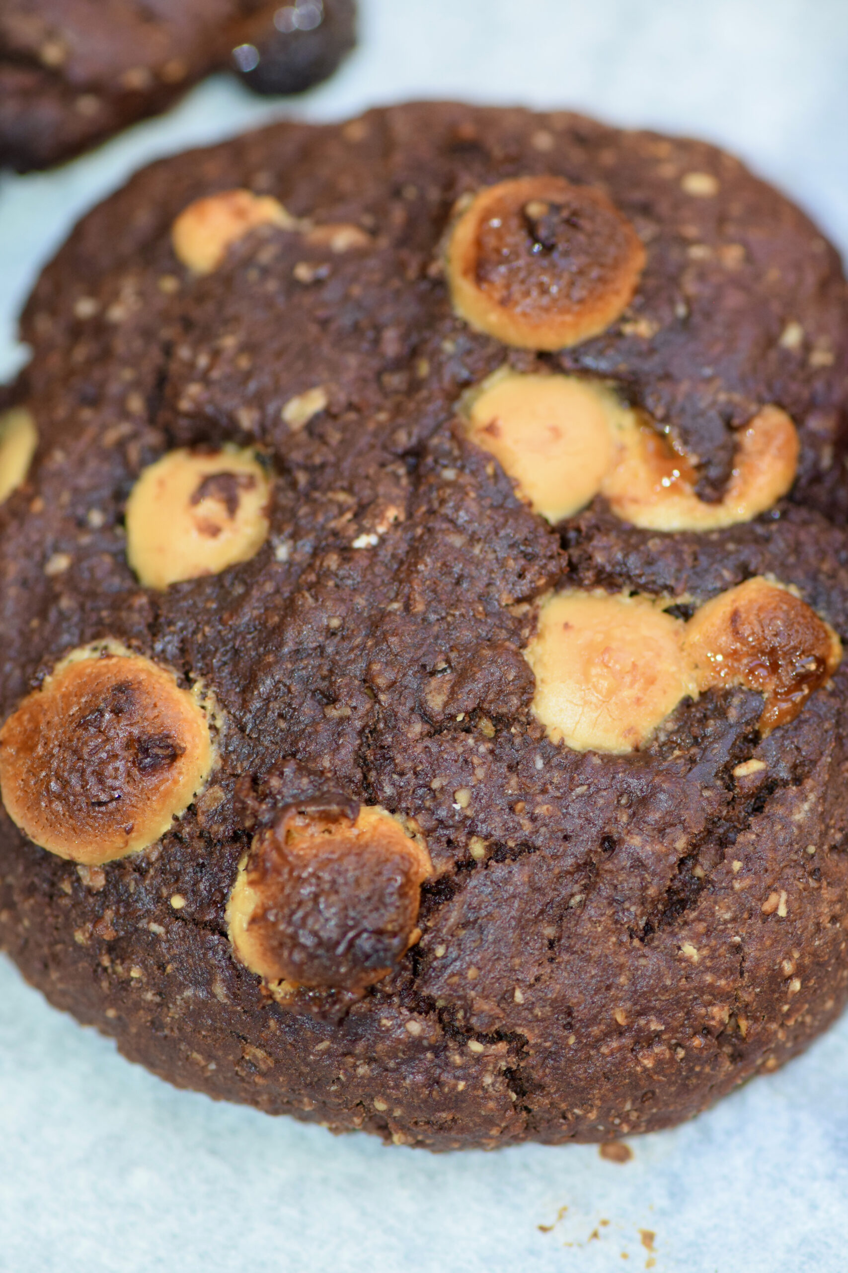 Peanut Butter Caramel Chocolate Chip Cookies