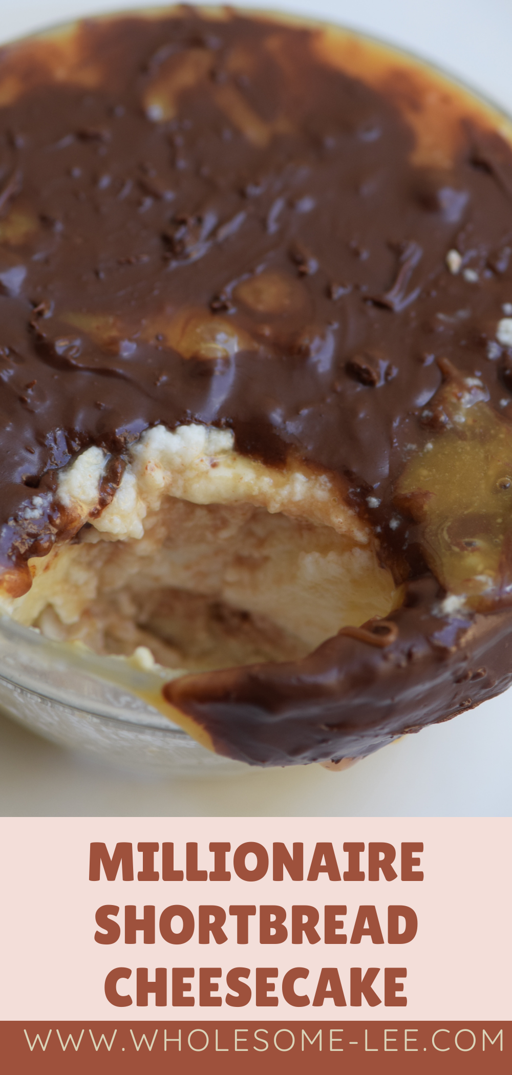 High protein peanut butter cup breakfast cheesecake