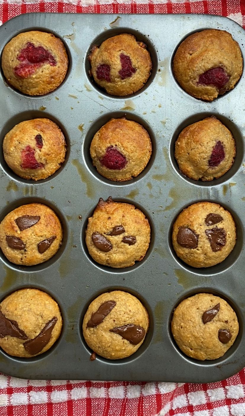Baked protein muffins