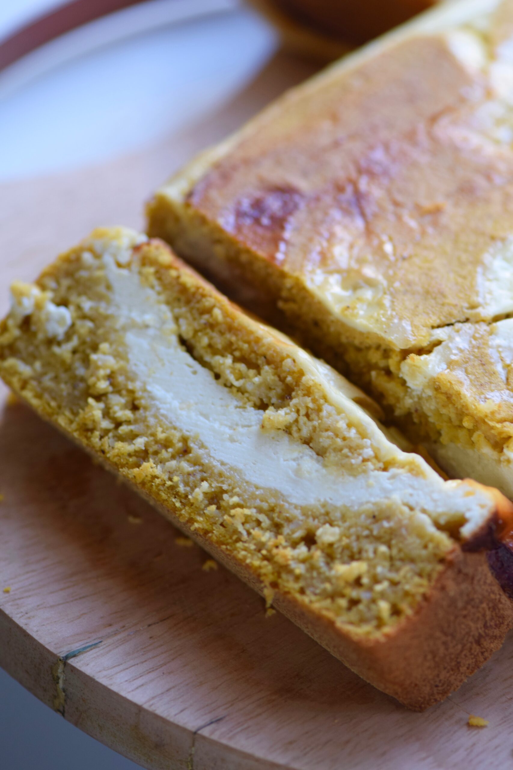 Pumpkin cheesecake bread