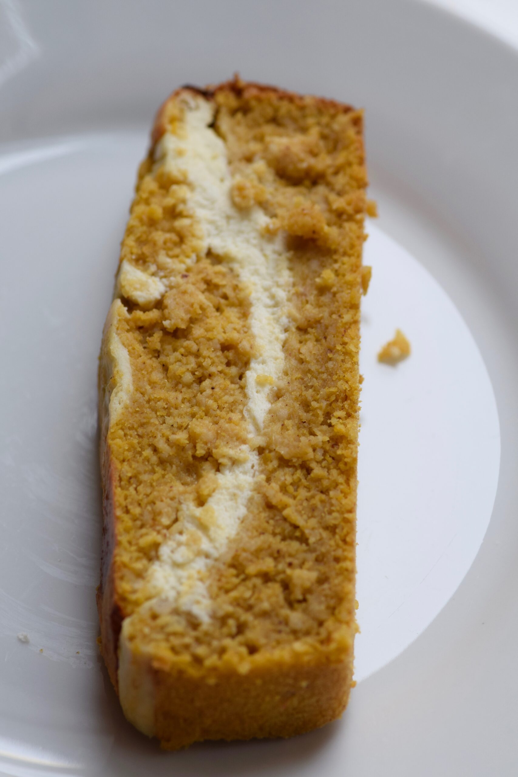 Pumpkin oatmeal cheesecake bread