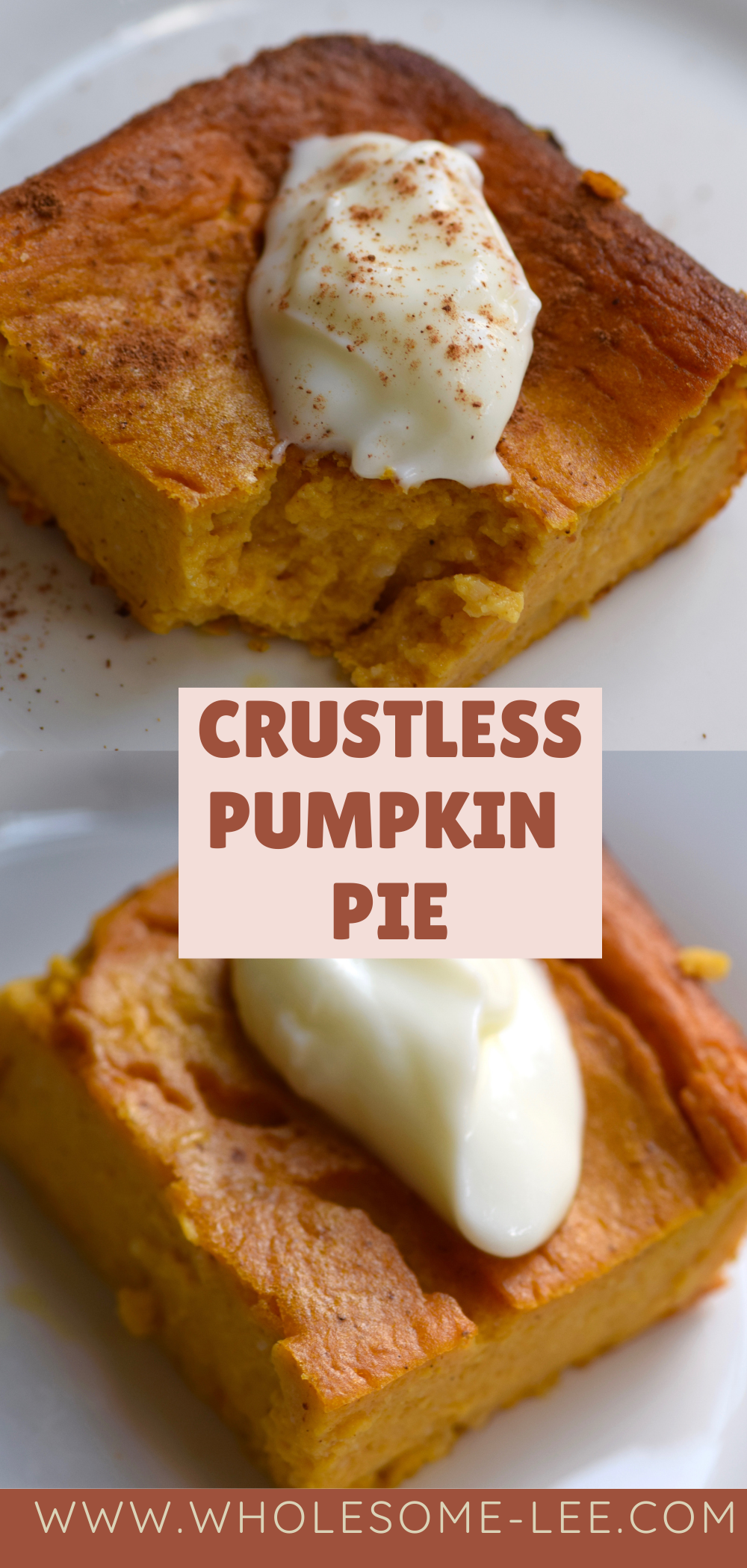 crustless pumpkin pie