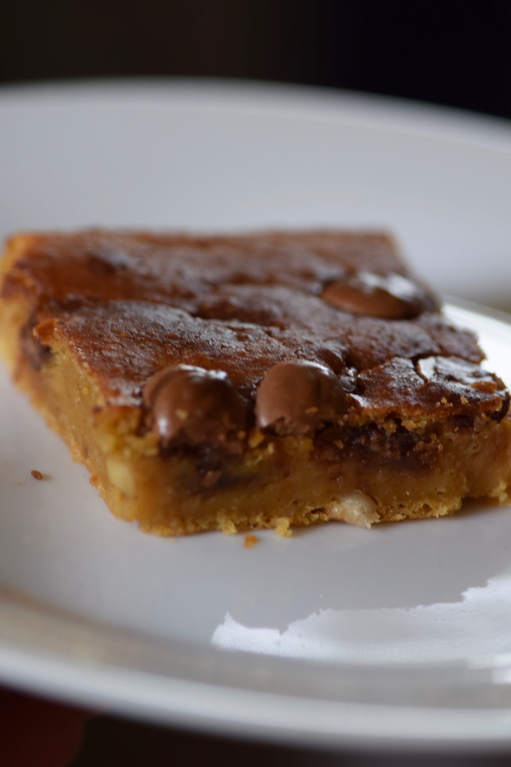 easy pumpkin chocolate chip blondies