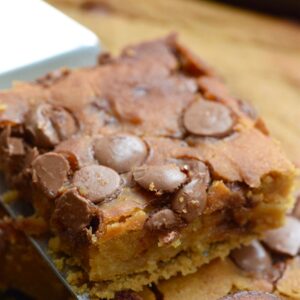 Pumpkin blondies