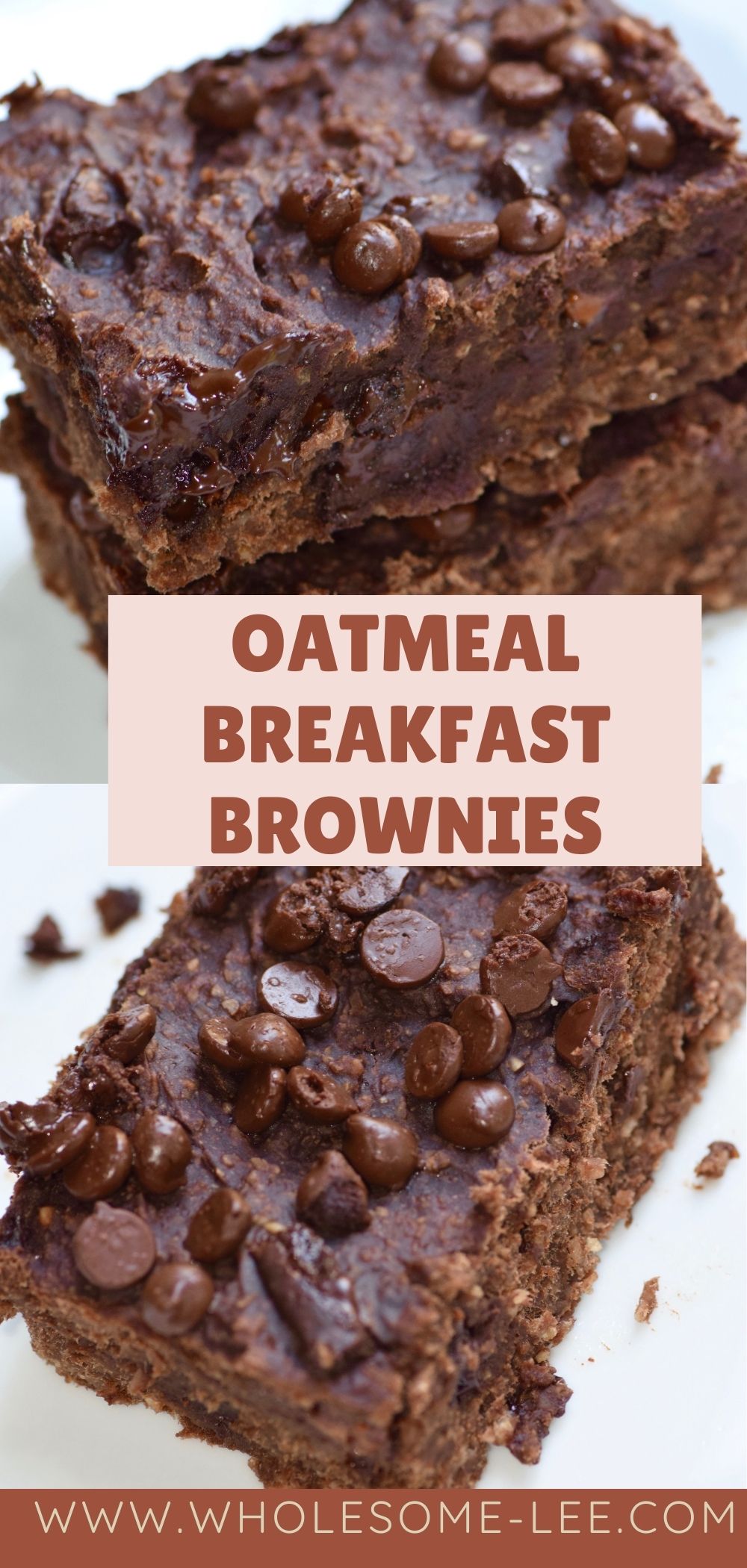 Oatmeal breakfast brownies